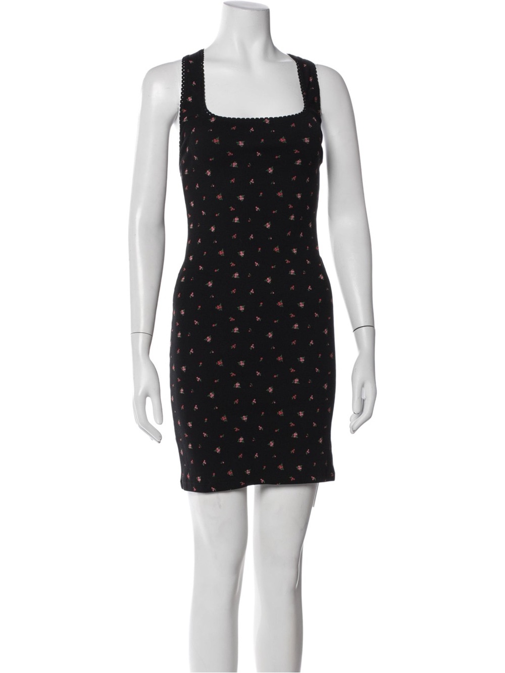 Rouje Paris Addie Dress. Size 36. Small. Black with Flowers. Nearly New!